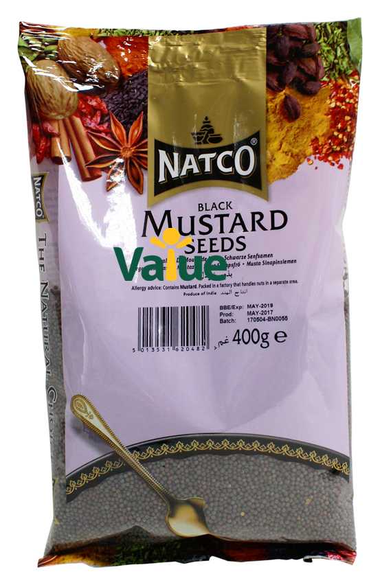 Natco Black Mustard Seeds 400g
