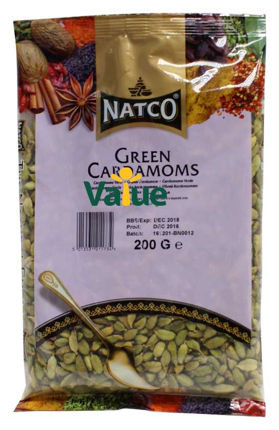 Natco Green Cardamoms 200g