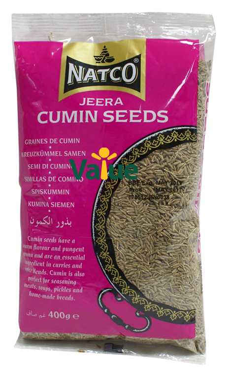 Natco Jeera Cumin Seeds 400g