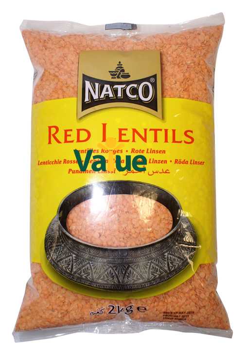 Natco Red Lentils 2kg
