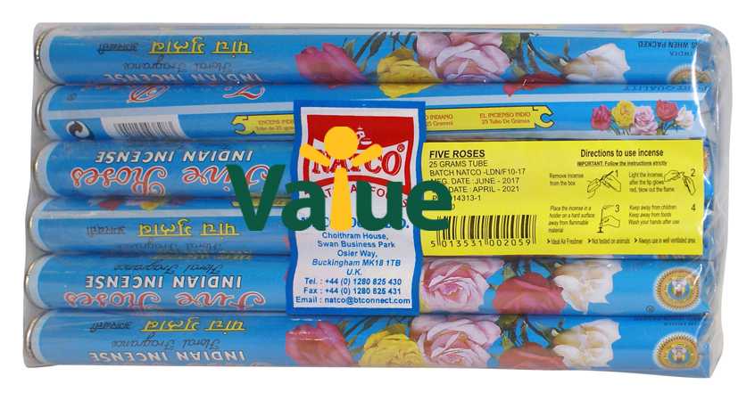 Natco Five Roses Indian Incense Sticks